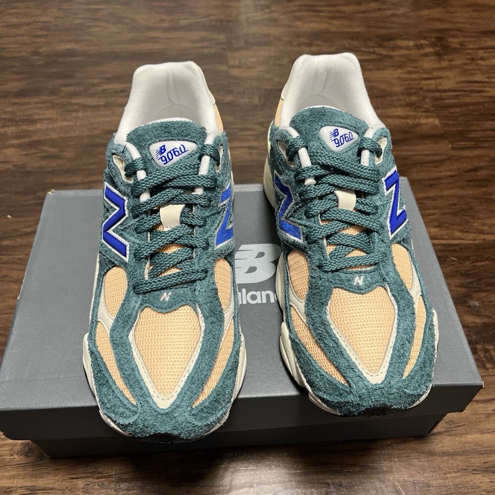 New Balance 9060 Womens Size 7.5 Shoes New Spruce Peach Sneakers GC9060GP NEW - Picture 4 of 7